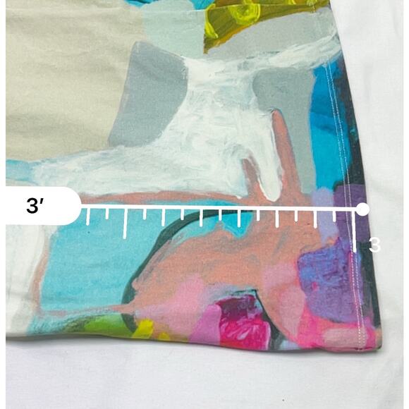 Claire Desjardins Sleeveless Tank Dress Women's Multicolor Abstract Size Medium - Picture 6 of 8